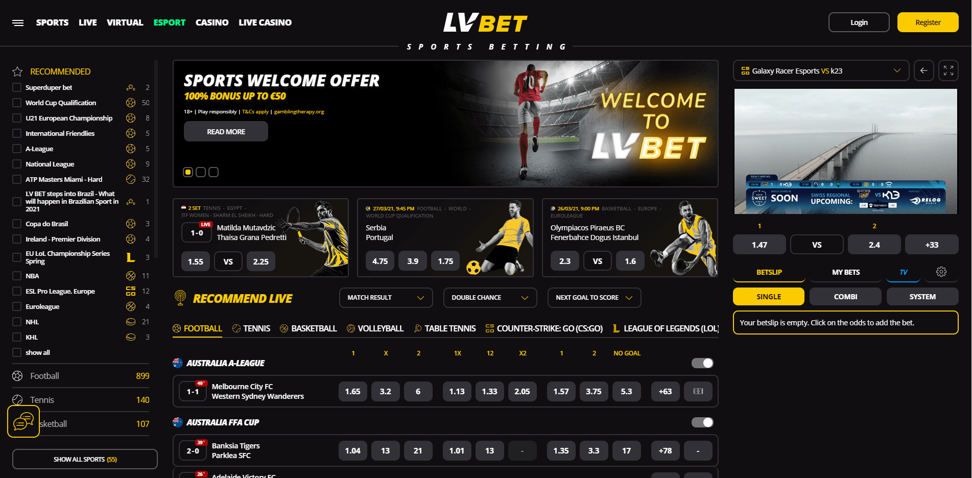 LV Bet Sports screenshot
