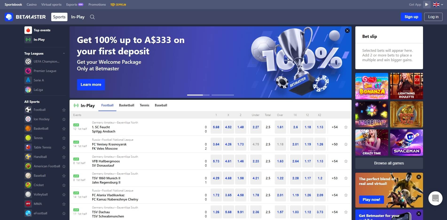 Betmaster Review