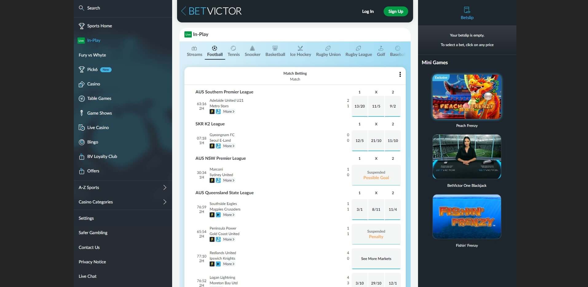 Betvictor live chat BetVictor Sports