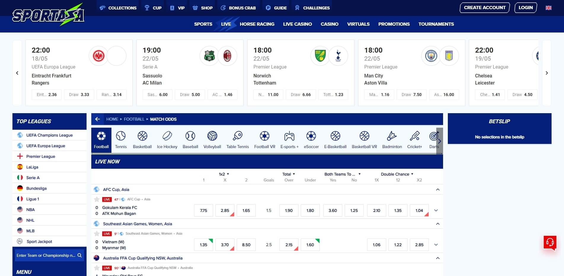 Sportaza Live Betting