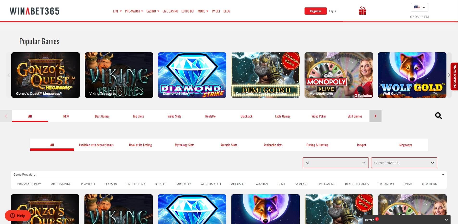 Winabet365 Casino
